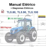 Manual Elétrico New Holland TL5.80, TL5.90, TL5.100 - Trator
