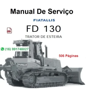 Manual de Serviço Fiatallis - FD130 - Trator de Esteira