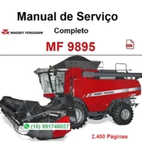 Manual De Serviço MF 9895 - Massey Fergunson - Colheitadeira