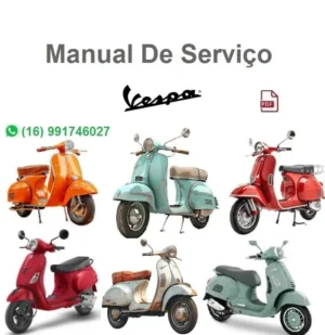 Manual de Serviço Vespa - PK50S Elestart - Scooter