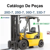 Catálogo de Peças Hyundai -20D-7, 25D-7, 30D-7, 33D-7 \ Empilhadeira