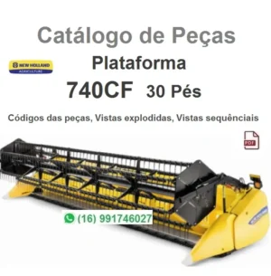 Catálogo De Peças New Holland 740CF-30 / Plataforma