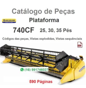 Catálogo De Peças Plataforma 740CF - 25, 30, 35 Pés / New Holland