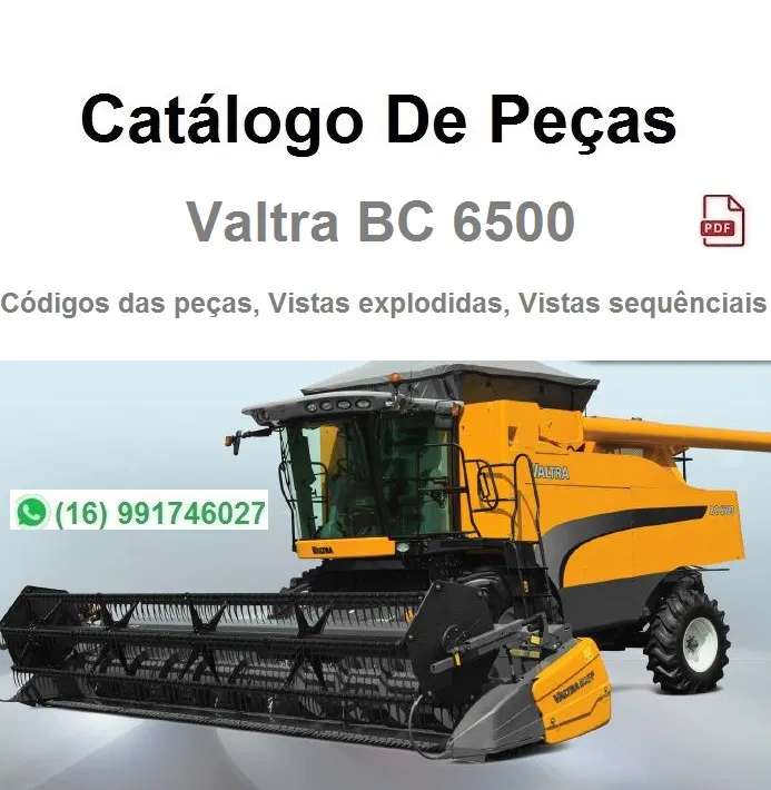 Catálogo De Peças Valtra - BC 6500 - Colheitadeira
