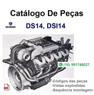 Catálogo De Peças Motor Scania D14, DSI14