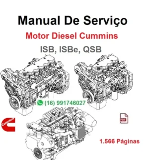 Manual De Serviço Motor Cummins - ISB, ISBe, QSB - Common Rail