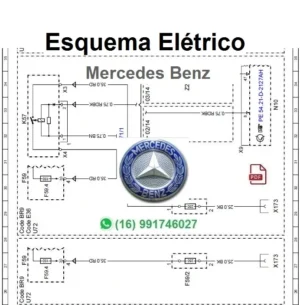 Esquema Elétrico Mercedes Benz C280 - W202