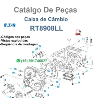 Catálogo De Peças Eaton Fuller RT8908LL - Câmbio