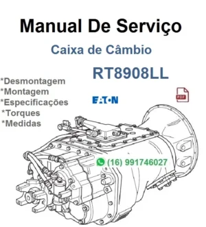 Manual De Serviço Eaton RT8908LL - Câmbio