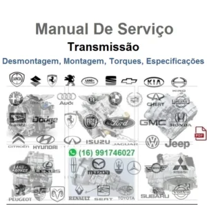 Manual de Serviço Transmissão - Chery - QR019CHA