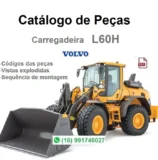 Catálogo de peças da carregadeira Volvo L60H em PDF, idioma português