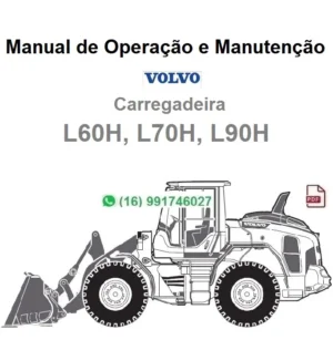 Manual do Operador Volvo - L60H, L70H, L90H - Carregadeira