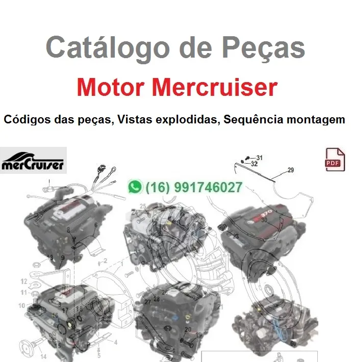 Catálogo de Peças Motor Mercruiser - D4.2L Dtronic-300