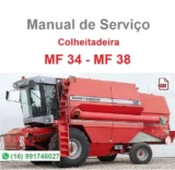 Capa do Manual de Serviço MF 34 e MF 38 em PDF, idioma espanhol