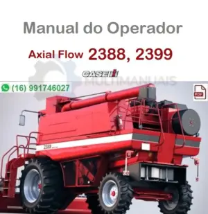 Manual Do Operador Case IH 2388, 2399 - Colheitadeira