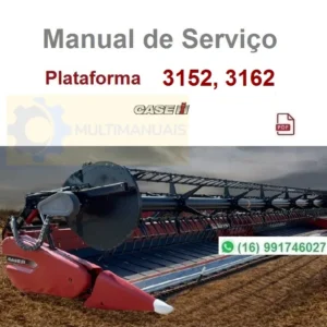 Manual De Serviço Case - Plataforma 3152, 3162