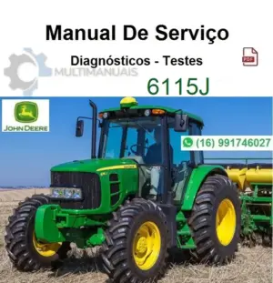 Manual de Serviço Diagnóstico John Deere 6115J -Trator