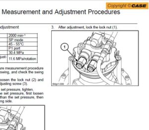 Alternative view of Manual De Serviço Case CX470C -Escavadeira