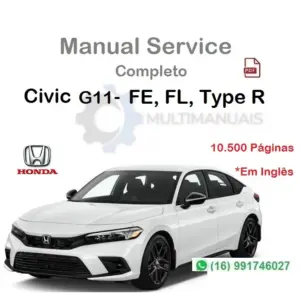 Manual De Serviço Honda Civic G11 - FE, FL, Type R