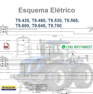 Esquema Elétrico Trator New Holland -T9