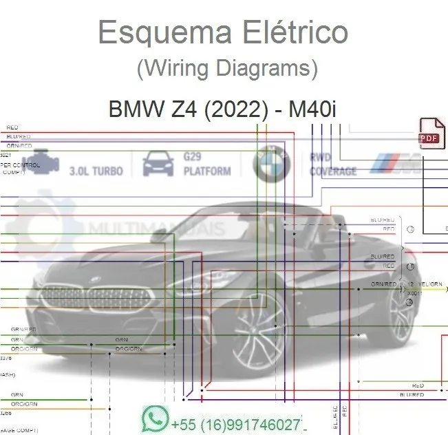 Esquema Elétrico BMW Z4 - M40i (2022) sDrive