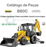 Catálogo de Peças New Holland B80C (2025) - Retroescavadeira