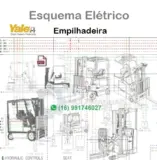 Esquema Elétrico Yale GDP300EC, GDP330EC, GDP360EC - (E877) - Empilhadeira