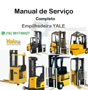 Manual de Serviço Yale GP135VX, GP155VX, GP155SVX e GP170SVX em PDF, código H878