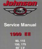 Manual de Serviço Motor Johnson - 90ee, 100ee, 105ee, 115ee, 150ee, 175ee - 60°