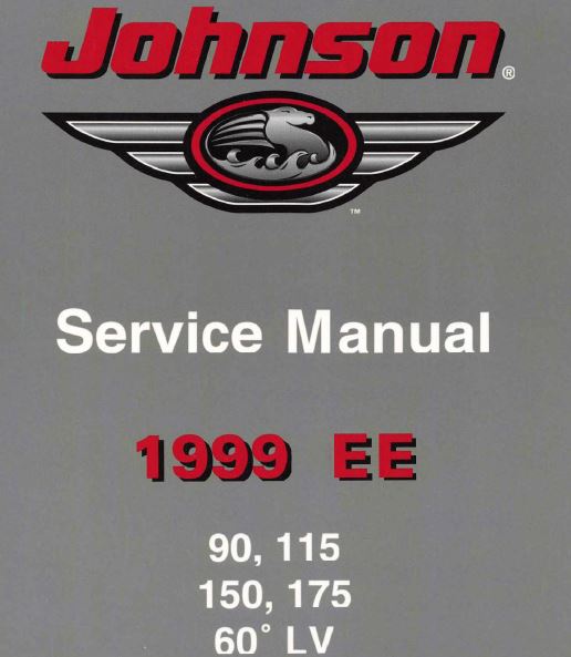 Manual de Serviço Motor Johnson - 90ee, 100ee, 105ee, 115ee, 150ee, 175ee - 60°