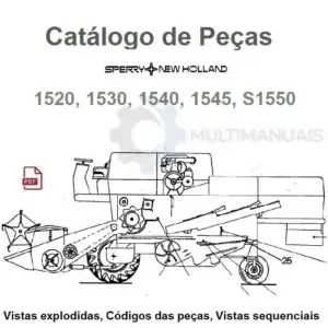 Catálogo de Peças New Holland - 1520, 1530, 1540, 1545, S1550 - Colheitadeira