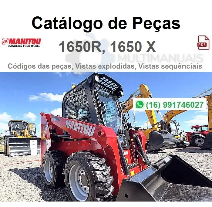 Catálogo de Peças Manitou / Mustang 1650R