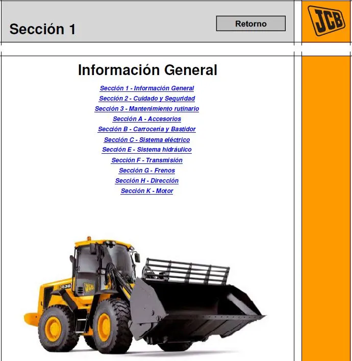 Manual de Serviço JCB 426, 436 -Carregadeira