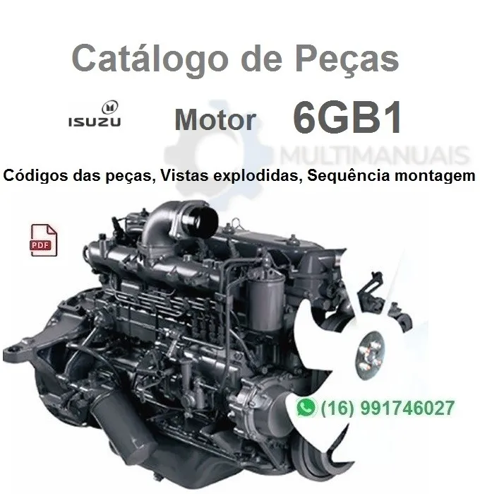 Catálogo de Peças Motor Isuzu 6GB1