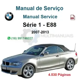 Manual de Serviço BMW - Serie 1 E88 (2007-2013)