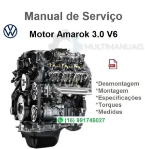 Manual de Serviço Motor VW Amarok 3.0 V6