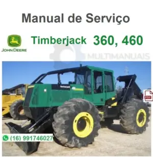 Manual de Serviço Timbejack 360, 460 - Skidder