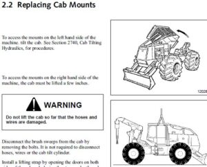 Alternative view of Manual de Serviço Timbejack 360, 460 - Skidder