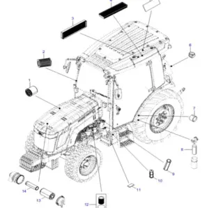 Alternative view of Catálogo de Peças MF3407 Trator - Massey Fergunson