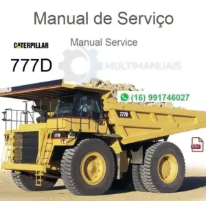 Manual de Serviço Caterpillar 777D - Truck