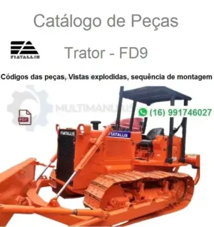 Catálogo de Peças Fiatallis FD9 - Trator de Esteira