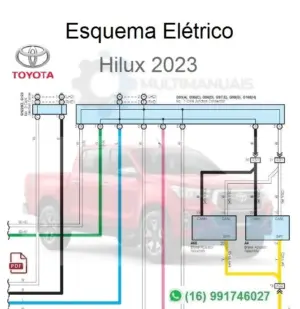Esquema Elétrico Toyota Hilux 2023
