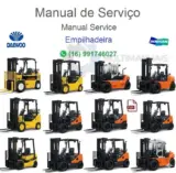 Manual de Serviço Daewoo Doosan GC55C-9 em PDF, imagem ilustrativa de empilhadeira