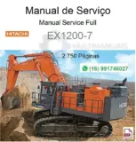 Manual de Serviço Hitachi EX1200-7 \ Escavadeira