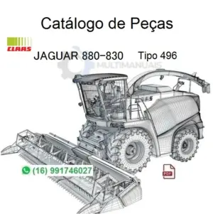 Catálogo de Peças Claas Jaguar 880-830 (Type 496)