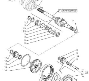 Alternative view of Catálogo de Peças New Holland T6.120 - Trator