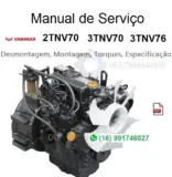 Manual de Serviço Motor Yanmar 2TNV70, 3TNV70, 3TNV76