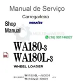 Manual de Serviço Komatsu - WA180-3, WA180L-3, WA180-3L