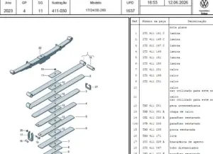 Alternative view of Catálogo de Peças VW Constellation 17-280, 24-280, 30-280 (2023)