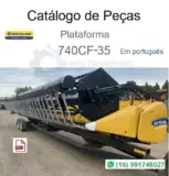 Catálogo de peças New Holland 740CF-35 em PDF, 347 páginas, idioma português